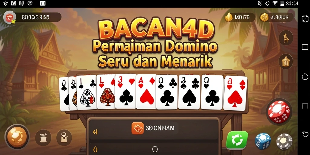 Tampilan gameplay menarik dan seru dari BACAN4D.