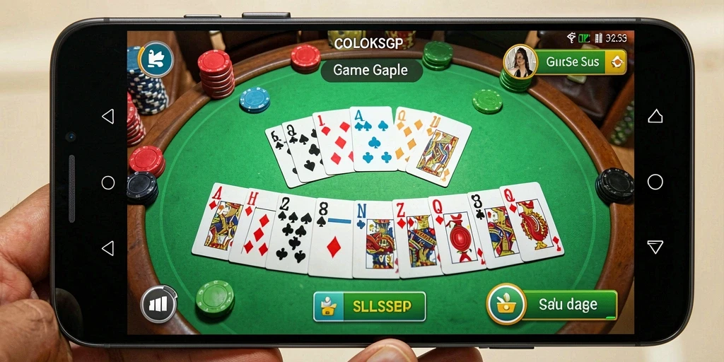 Screenshot permainan Gaple yang menarik di COLOKSGP.