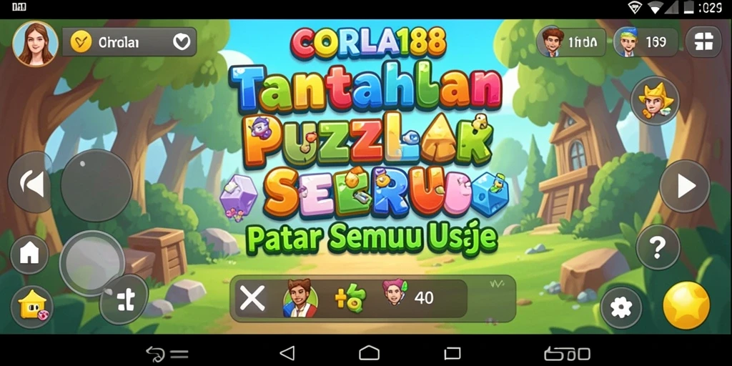 Tampilan gameplay Puzzle CORLA188 yang seru dan menantang.