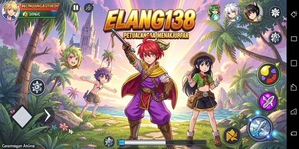 Tampilan menakjubkan dari gameplay ELANG138 yang penuh warna.