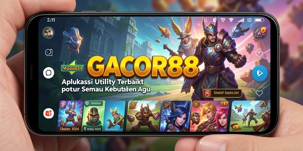 Tampilan antarmuka GACOR88 yang modern dan intuitif.