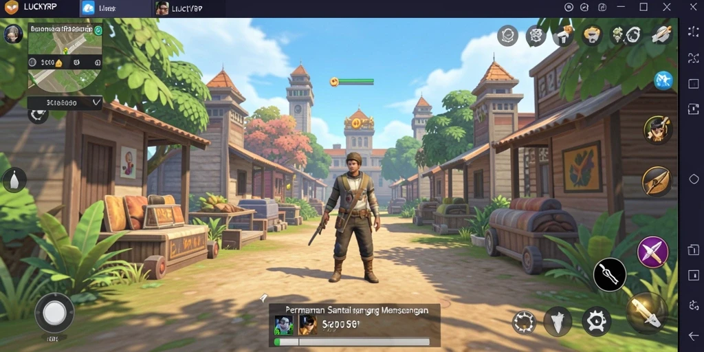 Tampilan menarik dari gameplay LUCKYRP yang menyenangkan.