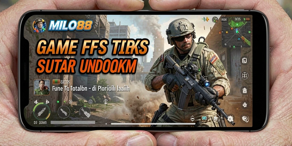 Tampilan gameplay intens dalam aksi FPS.