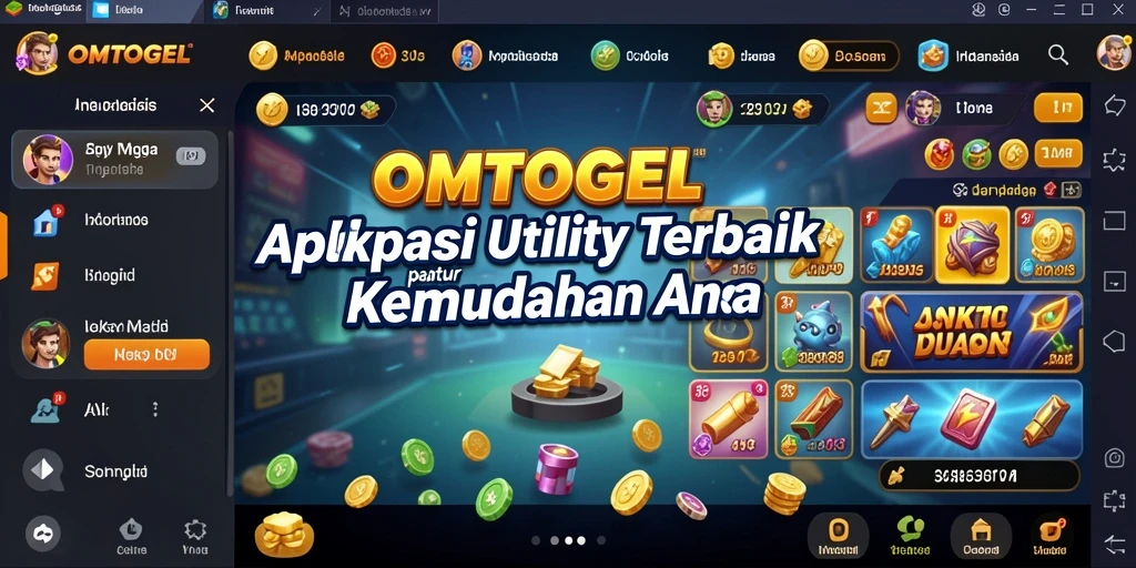 Tampilan utama OMTOGEL yang intuitif dan mudah digunakan.