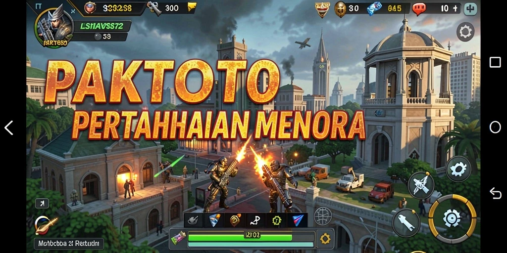 Tampilan gameplay PAKTOTO yang menarik dalam pertempuran Tower Defense.