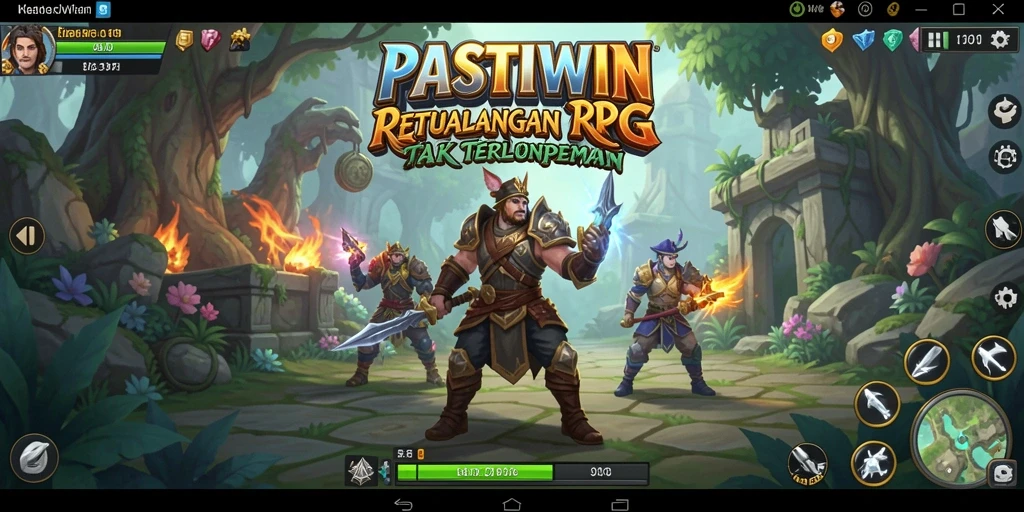 Tangkapan layar dari gameplay menakjubkan PASTIWIN.