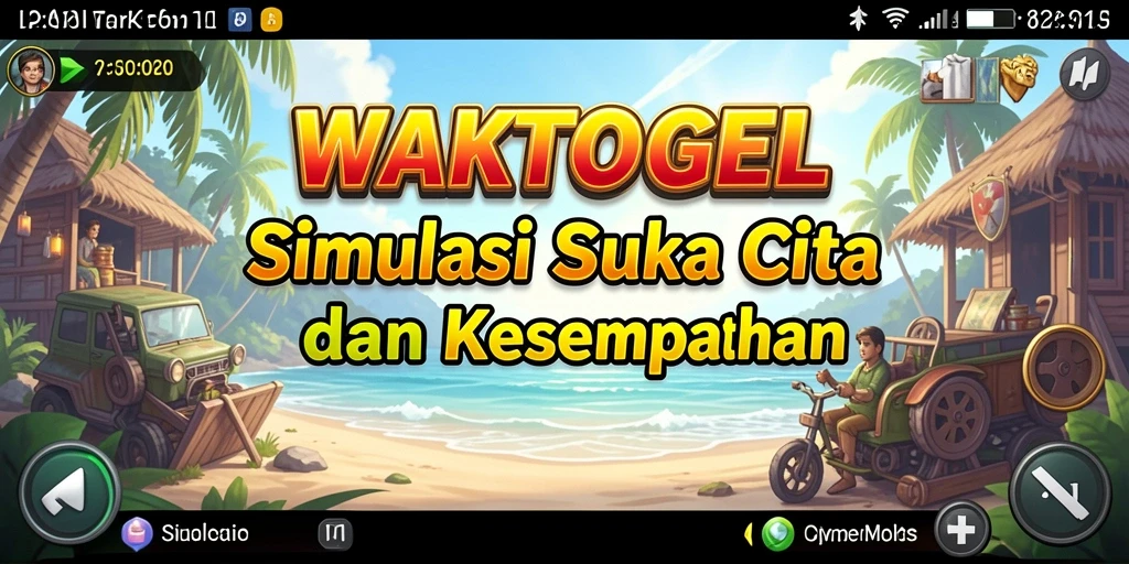 Tampilan menarik gameplay WAKTOGEL dalam simulasi yang mendebarkan.