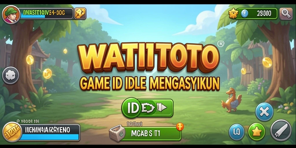 Tampilan gameplay WATITOTO yang menarik dan colorful.