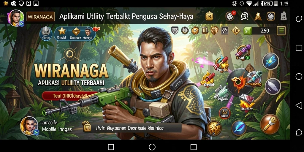 Tampilan antarmuka WIRANAGA yang user-friendly dan intuitif.