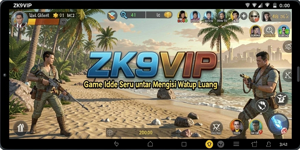 Gameplay ZK9VIP yang menampilkan manajemen sumber daya dengan mudah.